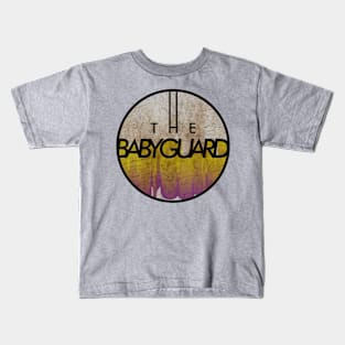 THE BABYGUARD - VINTAGE YELLOW CIRCLE Kids T-Shirt